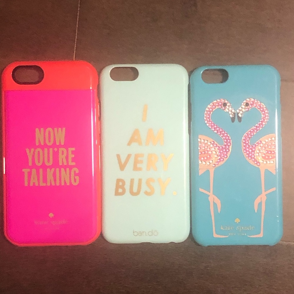 IPHONE 6S CASES 📱- 1 KATE SPADE ♠️ & 1 BANDO